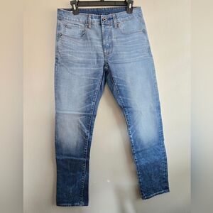 G Star• Raw 3301 Slim Men's Blue Jeans, Light Wash. Sz 30x 30